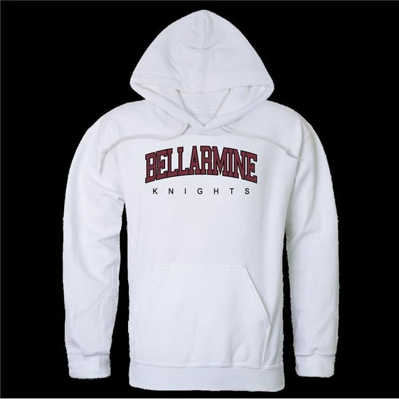 W Republic 540-706-WHT-01 Bellarmine University Knights Campus Hoodie, White - Small