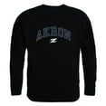 thumbnail image 1 of W Republic 541-100-BLK-02 University of Akron Campus Crewneck Sweatshirt, Black & White - Medium, 1 of 1