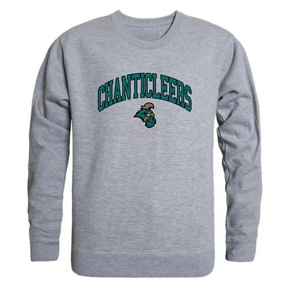 W Republic 541-116-HGY-05 Coastal Carolina University Men Campus Crewneck Sweatshirt, Heather Grey - 2XL