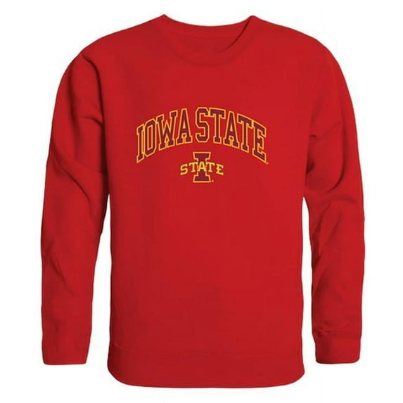 W Republic 541-125-RED-04 Iowa State University Men Campus Crewneck Sweatshirt, Red - Extra Large