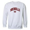 thumbnail image 1 of W Republic 541-138-WHT-04 Nicholls State University Men Campus Crewneck Sweatshirt, White - Extra Large, 1 of 1