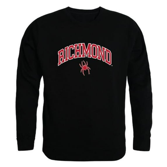 W Republic 541-145-BLK-05 University of Richmond Men Campus Crewneck Sweatshirt, Black - 2XL