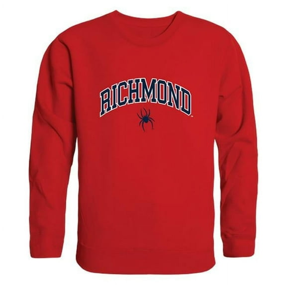 W Republic 541-145-RED-01 University of Richmond Men Campus Crewneck Sweatshirt, Red - Small