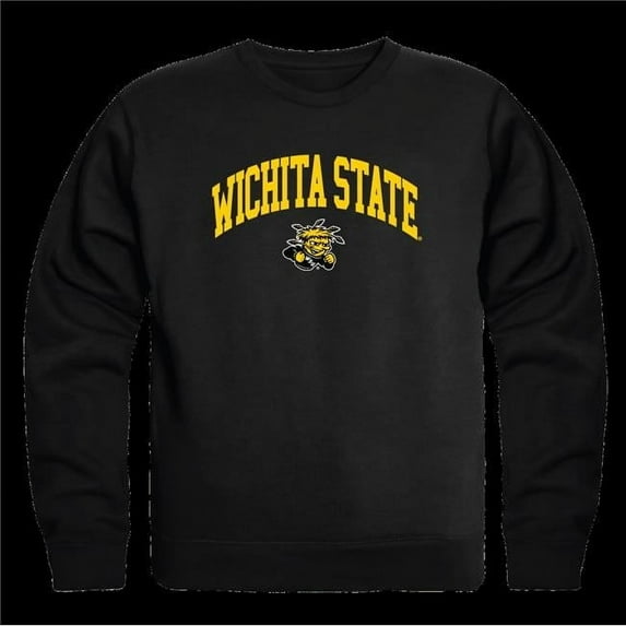 W Republic 541-158-BK2-04 Wichita State Shockers Campus Crewneck T-Shirt, Black - Extra Large