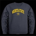 thumbnail image 1 of W Republic 541-158-HC2-01 Wichita State Shockers Campus Crewneck T-Shirt, Heather Charcoal - Small, 1 of 2