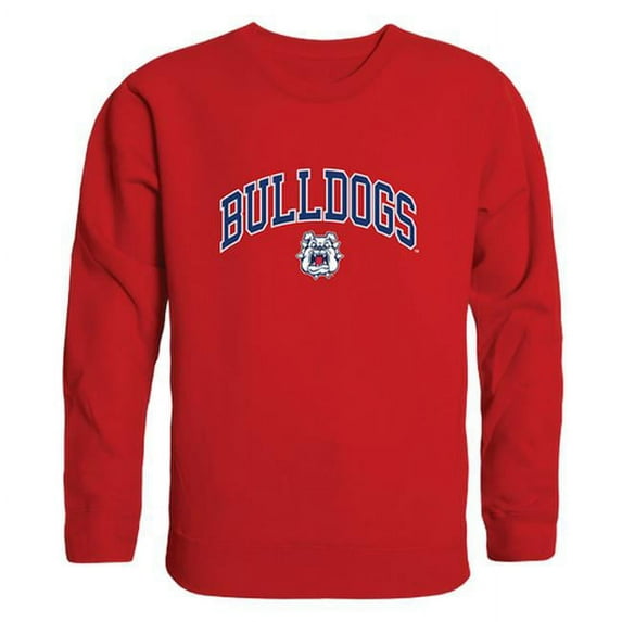 W Republic 541-169-RED-01 California State University, Fresno Men Campus Crewneck Sweatshirt, Red - Small