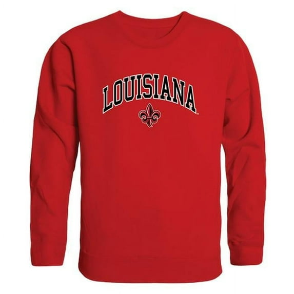 W Republic 541-189-RED-02 University of Louisiana at Lafayette Campus Crewneck Sweatshirt, Red - Medium