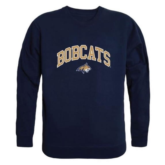 W Republic 541-192-NV2-04 Montana State University Bobcats Campus Crewneck Sweatshirt, Navy - Extra Large