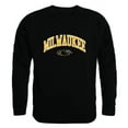 thumbnail image 1 of W Republic 541-199-BLK-04 University of Wisconsin-Milwaukee Campus Crewneck Sweatshirt, Black - Extra Large, 1 of 1