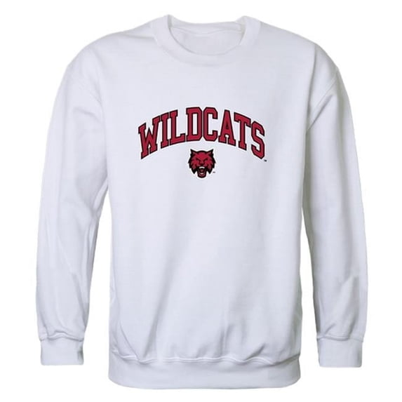 W Republic 541-213-WHT-02 Central Washington University Men Campus Crewneck Sweatshirt, White - Medium