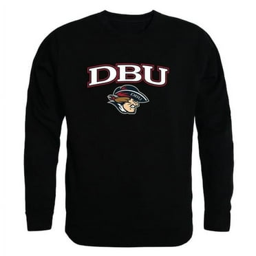 W Republic 541-214-BLK-03 Dallas Baptist University Men Campus Crewneck Sweatshirt, Black - Large