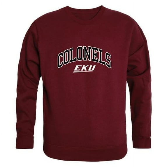 W Republic 541-217-MAR-04 Eastern Kentucky University Mens Campus Crewneck Sweatshirt, Maroon - Extra Large