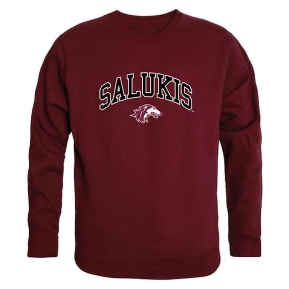 W Republic 541-234-MR2-02 Southern Illinois University Mens Campus Crewneck Sweatshirt, Maroon - Medium