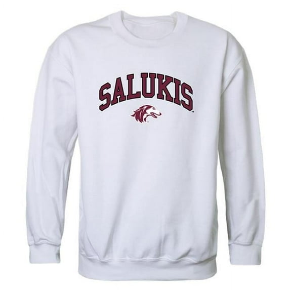 W Republic 541-234-WT2-05 Southern Illinois University Men Campus Crewneck Sweatshirt, White - 2XL