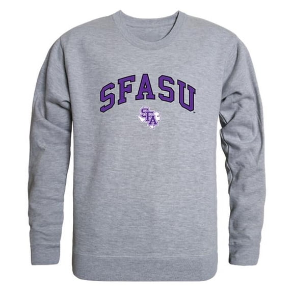 W Republic 541-238-HG2-05 Stephen F. Austin State University Campus Crewneck T-Shirt, Heather Grey 2 - 2XL