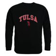 thumbnail image 1 of W Republic 541-249-BLK-02 University of Tulsa Men Campus Crewneck Sweatshirt, Black - Medium, 1 of 1