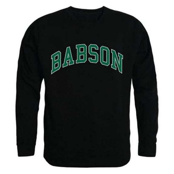 W Republic 541-263-BLK-05 Babson College Campus Crewneck Sweatshirt, Black - 2XL