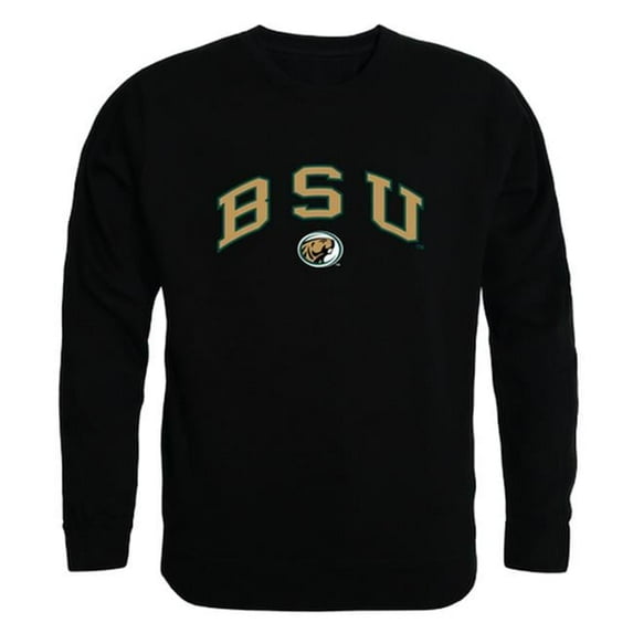 W Republic 541-266-BLK-03 Bemidji State University Men Campus Crewneck Sweatshirt, Black - Large