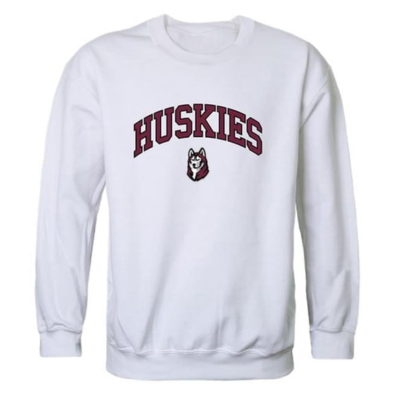 W Republic 541-268-WHT-04 Bloomsburg University Men Campus Crewneck Sweatshirt, White - Extra Large