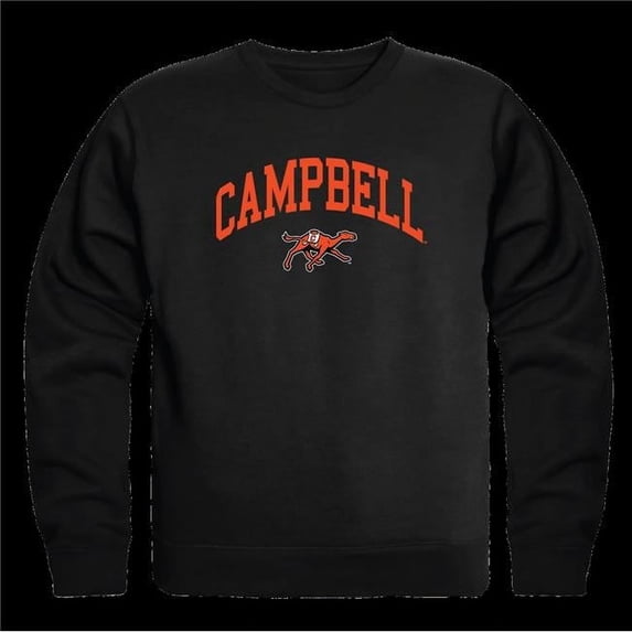 W Republic 541-276-BK2-02 Campbell University Fighting Camels Campus Crewneck Sweatshirt, Black - Medium