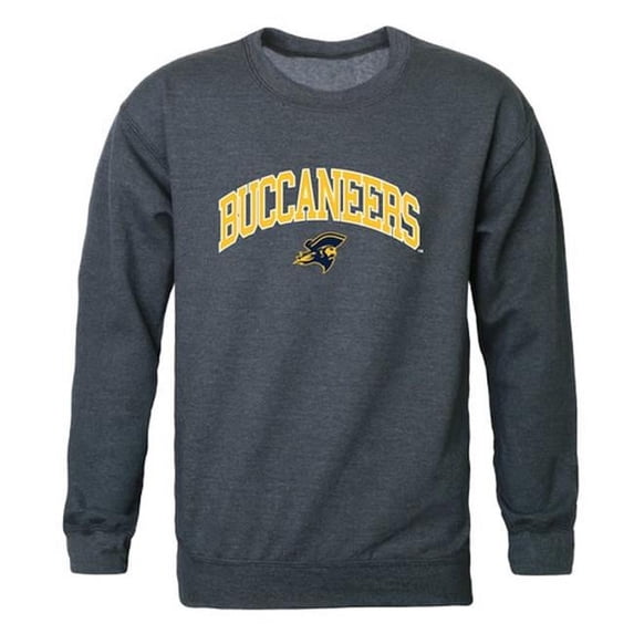 W Republic 541-294-HCH-04 East Tennessee State University Men Campus Crewneck Sweatshirt, Heather Charcoal - Extra Large