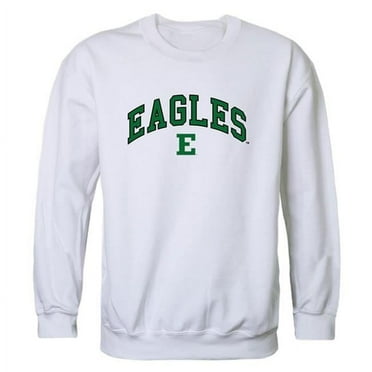 W Republic 541-295-WHT-02 Eastern Michigan University Men Campus Crewneck Sweatshirt, White - Medium