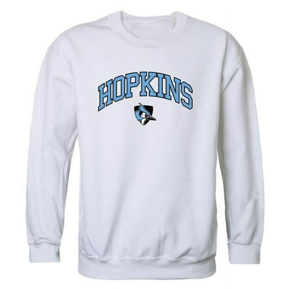 W Republic 541-319-WHT-03 Johns Hopkins University Campus Crewneck T-Shirt, White - Large