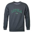 thumbnail image 1 of W Republic 541-332-HCH-01 Loyola University Maryland Men Campus Crewneck Sweatshirt, Heather Charcoal - Small, 1 of 1
