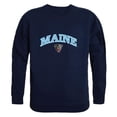 thumbnail image 1 of W Republic 541-334-NVY-01 University of Maine Men Campus Crewneck Sweatshirt, Navy - Small, 1 of 1