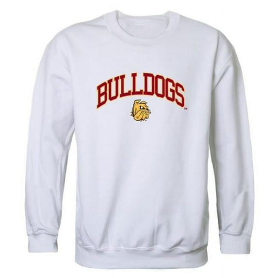 W Republic 541-344-WHT-01 University of Minnesota Duluth Men Campus Crewneck Sweatshirt, White - Small