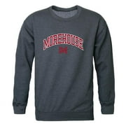 W Republic 541-346-HCH-05 Morehouse College Men Campus Crewneck Sweatshirt, Heather Charcoal - 2XL
