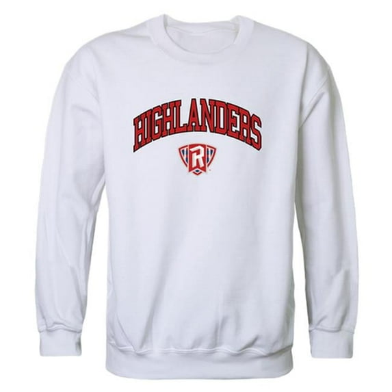 W Republic 541-366-WHT-03 Radford University Men Campus Crewneck Sweatshirt, White - Large