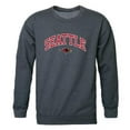 thumbnail image 1 of W Republic 541-378-HCH-01 Seattle University Campus Crewneck T-Shirt, Heather Charcoal 2 - Small, 1 of 1