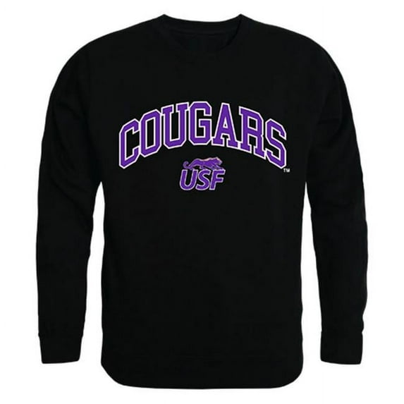 W Republic 541-380-BLK-05 University of Sioux Falls Campus Crewneck Sweatshirt, Black - 2XL