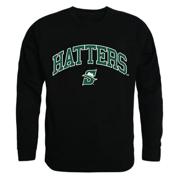 W Republic 541-387-BLK-05 Stetson University Campus Crewneck Sweatshirt, Black - 2XL
