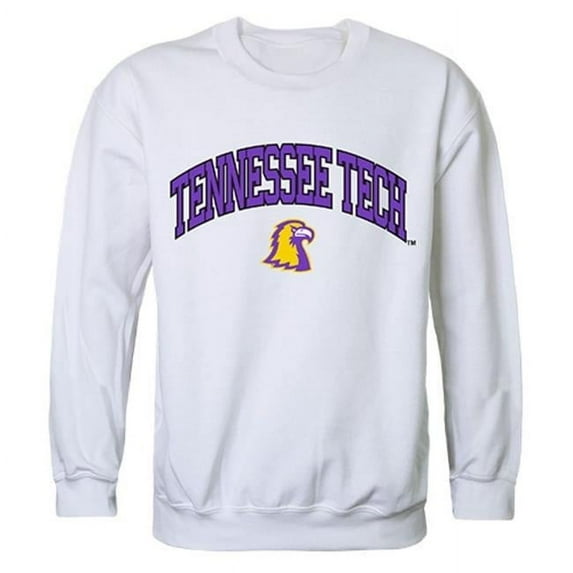 W Republic 541-391-WHT-04 Tennessee Tech University Campus Crewneck Sweatshirt, White - Extra Large