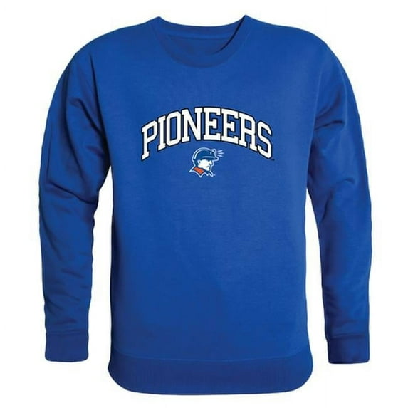 W Republic 541-410-RYL-02 University of Wisconsin-Platteville Men Campus Crewneck Sweatshirt, Royal - Medium