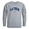 thumbnail image 1 of W Republic 541-419-HG2-05 Louisiana Tech University Bulldogs Campus Crewneck Sweatshirt, Heather Grey - 2XL, 1 of 2