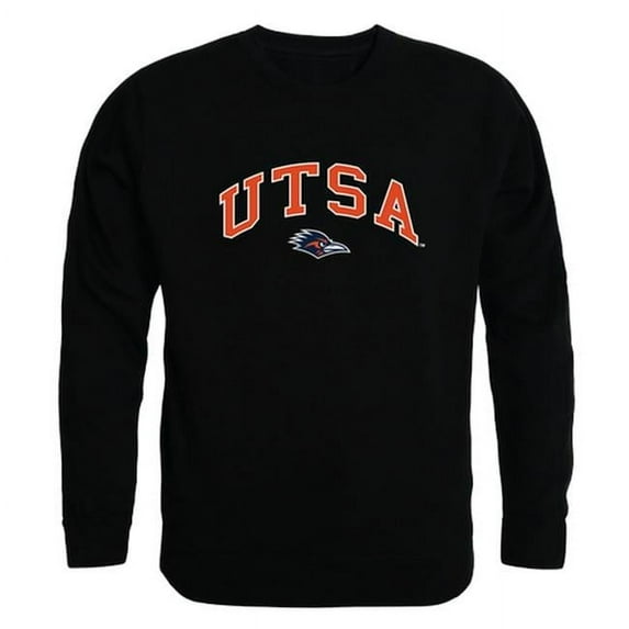 W Republic 541-435-BLK-02 The University of Texas at San Antonio Men Campus Crewneck Sweatshirt, Black - Medium