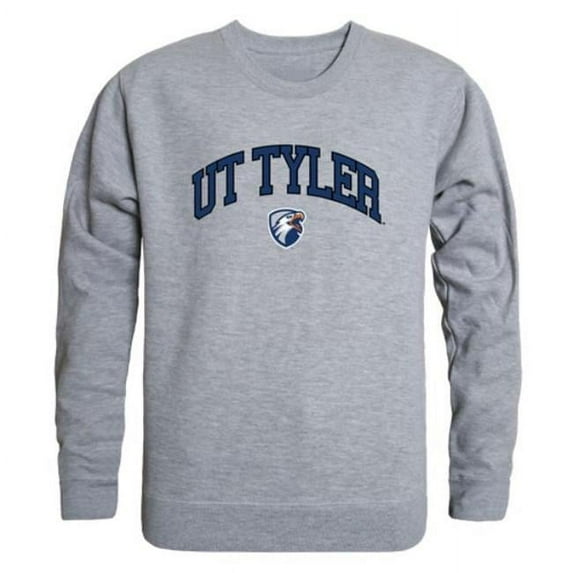 W Republic 541-436-HG2-02 The University of Texas at Tyler Patriots Campus Crewneck Sweatshirt, Heather Grey - Medium