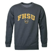 W Republic 541-442-HCH-03 Fort Hays State University Campus Crewneck T-Shirt, Heather Charcoal 2 - Large