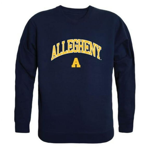 W Republic 541-463-NVY-04 Allegheny College Gators Campus Crewneck Sweatshirt, Navy - Extra Large