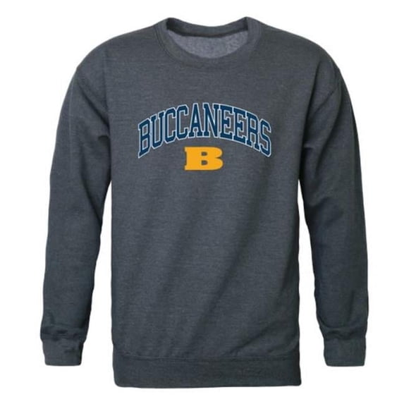 W Republic 541-482-HCH-04 Beloit College Buccaneers Campus Crewneck Sweatshirt, Heather Charcoal - Extra Large