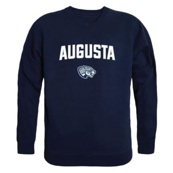 W Republic 541-499-NVY-04 Augusta University Jaguars Campus Crewneck Sweatshirt, Navy - Extra Large