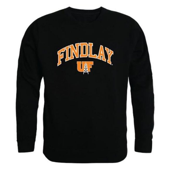 W Republic 541-518-BLK-05 University of Findlay Oilers Campus Crewneck Sweatshirt, Black - 2XL