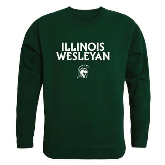 W Republic 541-525-FOR-04 Illinois Wesleyan University Titans Campus Crewneck Sweatshirt, Forest Green - Extra Large