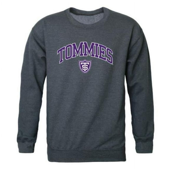 W Republic 541-591-HCH-02 University of St. Thomas Tommies Campus Crewneck Sweatshirt, Heather Charcoal - Medium