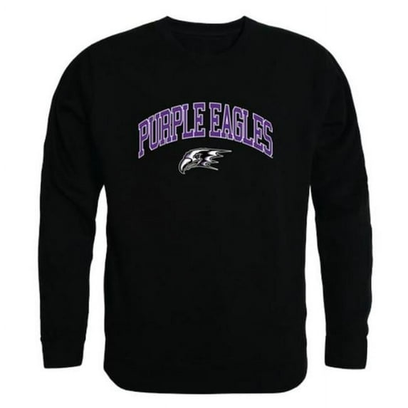 W Republic 541-723-BLK-05 Niagara University Purple Eagles Campus Crewneck Sweatshirt, Black - 2XL