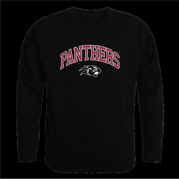 W Republic 541-729-BLK-03 Virginia Union University Panthers Campus Crewneck Sweatshirt, Black - Large