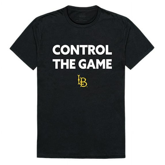 W Republic 542-109-BLK-04 California State University Long Beach Men CTG T-Shirt, Black - Extra Large